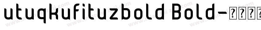utuqkufituzbold Bold字体转换
